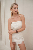 Athena Mini Dress White