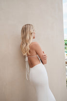 Jacqueline Midi Dress White