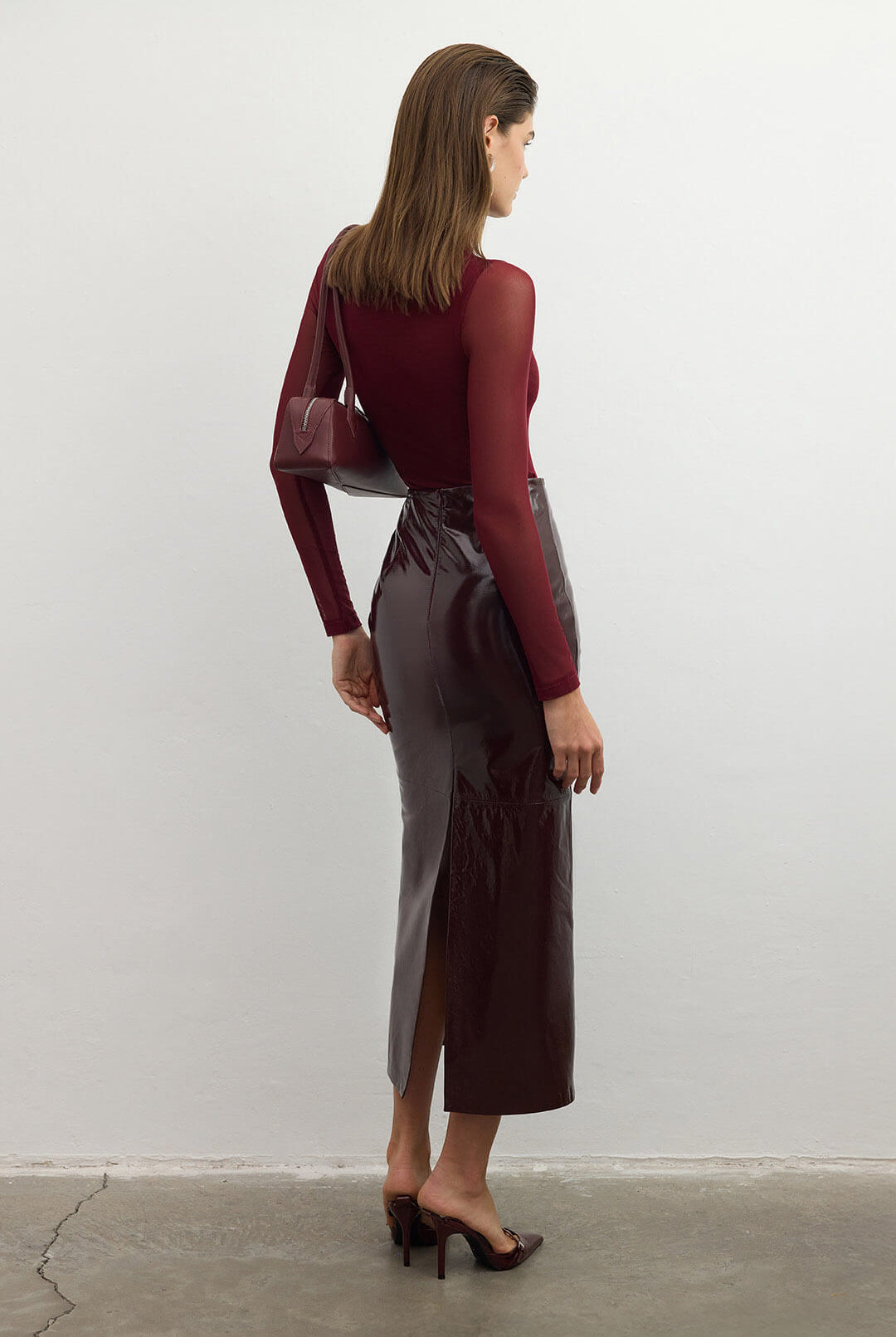 LuxeLeatherSkirtBurgundy0812