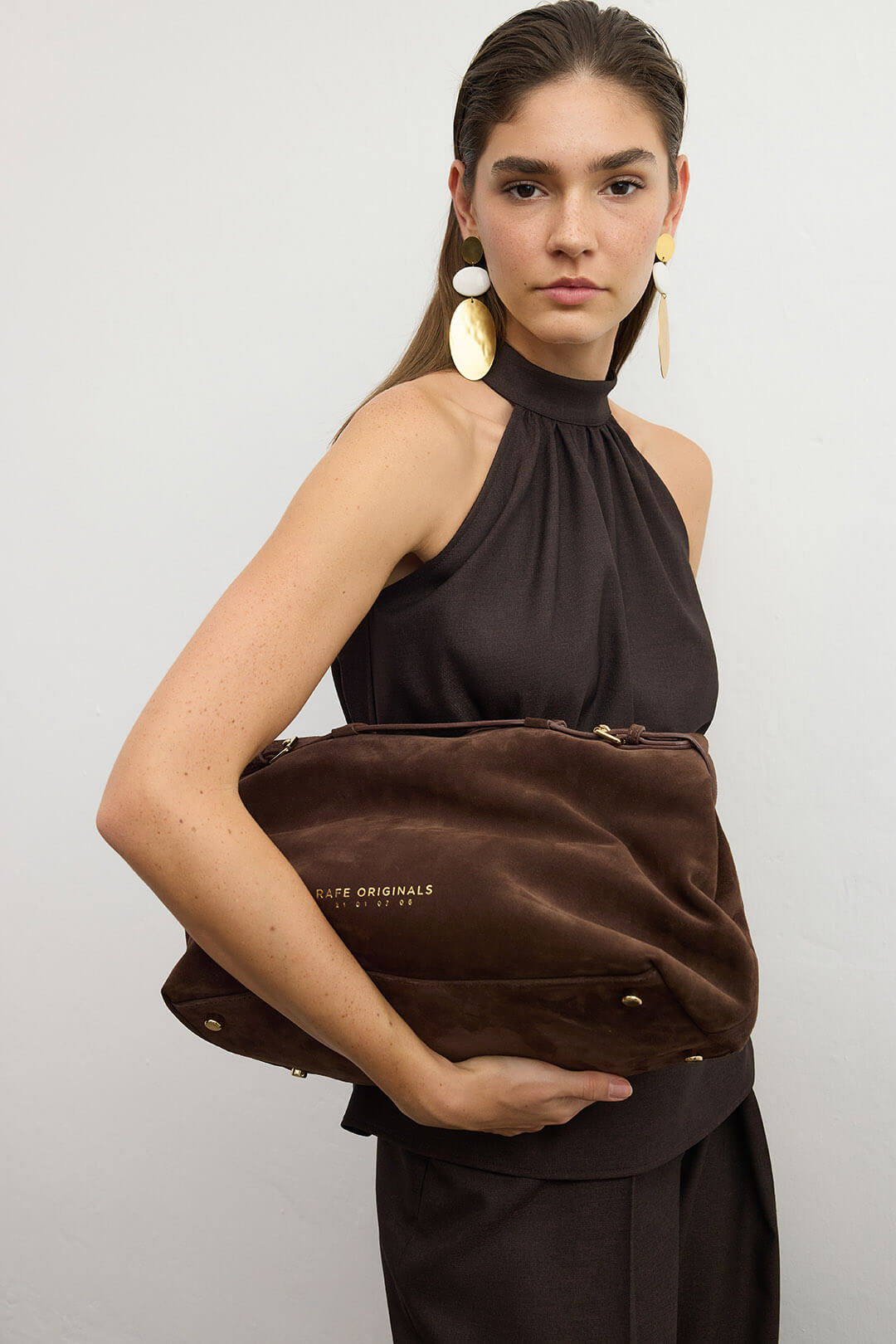 SoveSuedeLeatherBagBrown2187