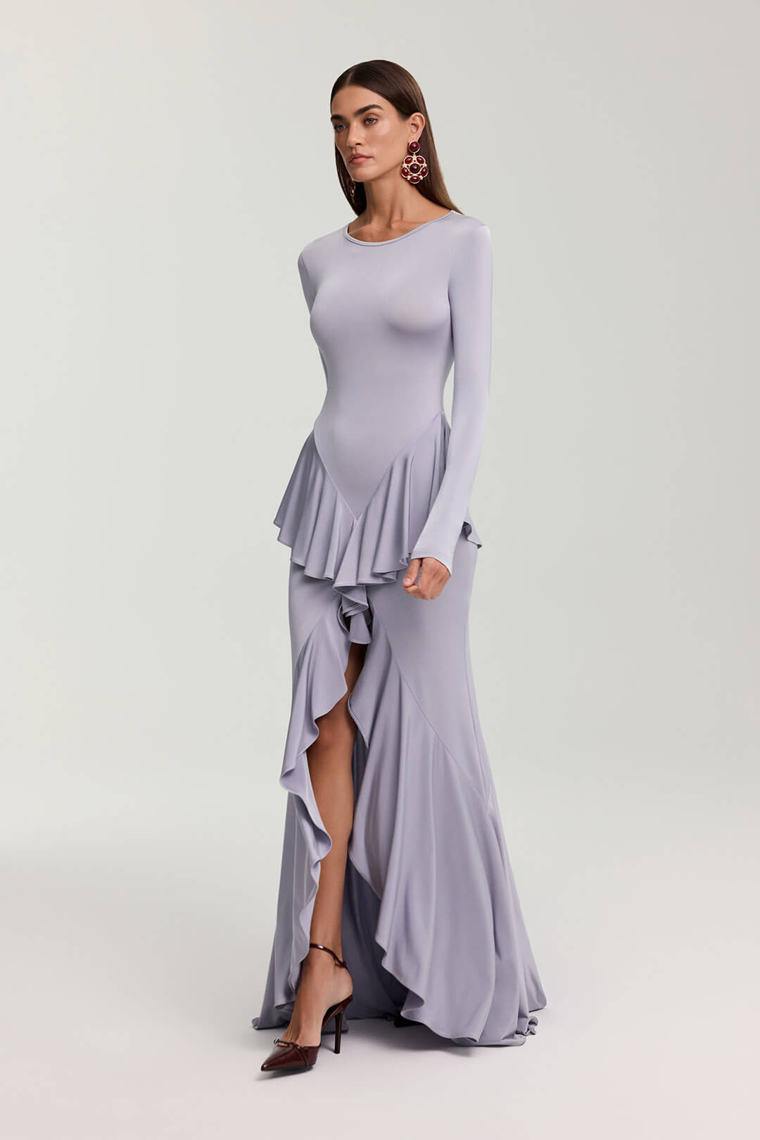 CelisMaxiDressGray2