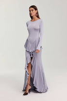 CelisMaxiDressGray2