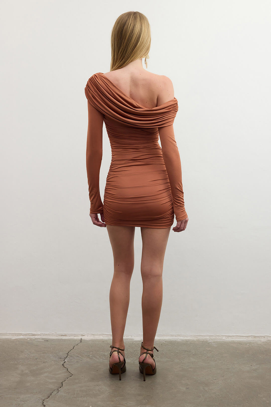 EtoMiniDressBrown2426