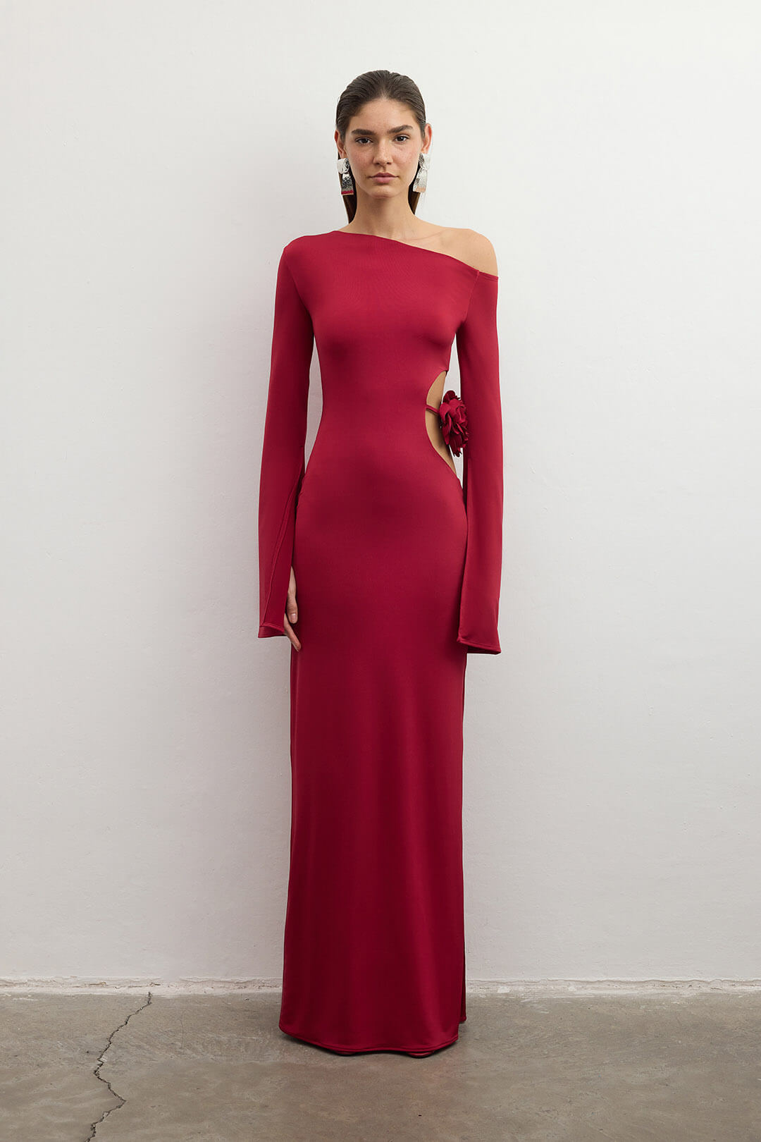 KiraMaxiDressBurgundy1565