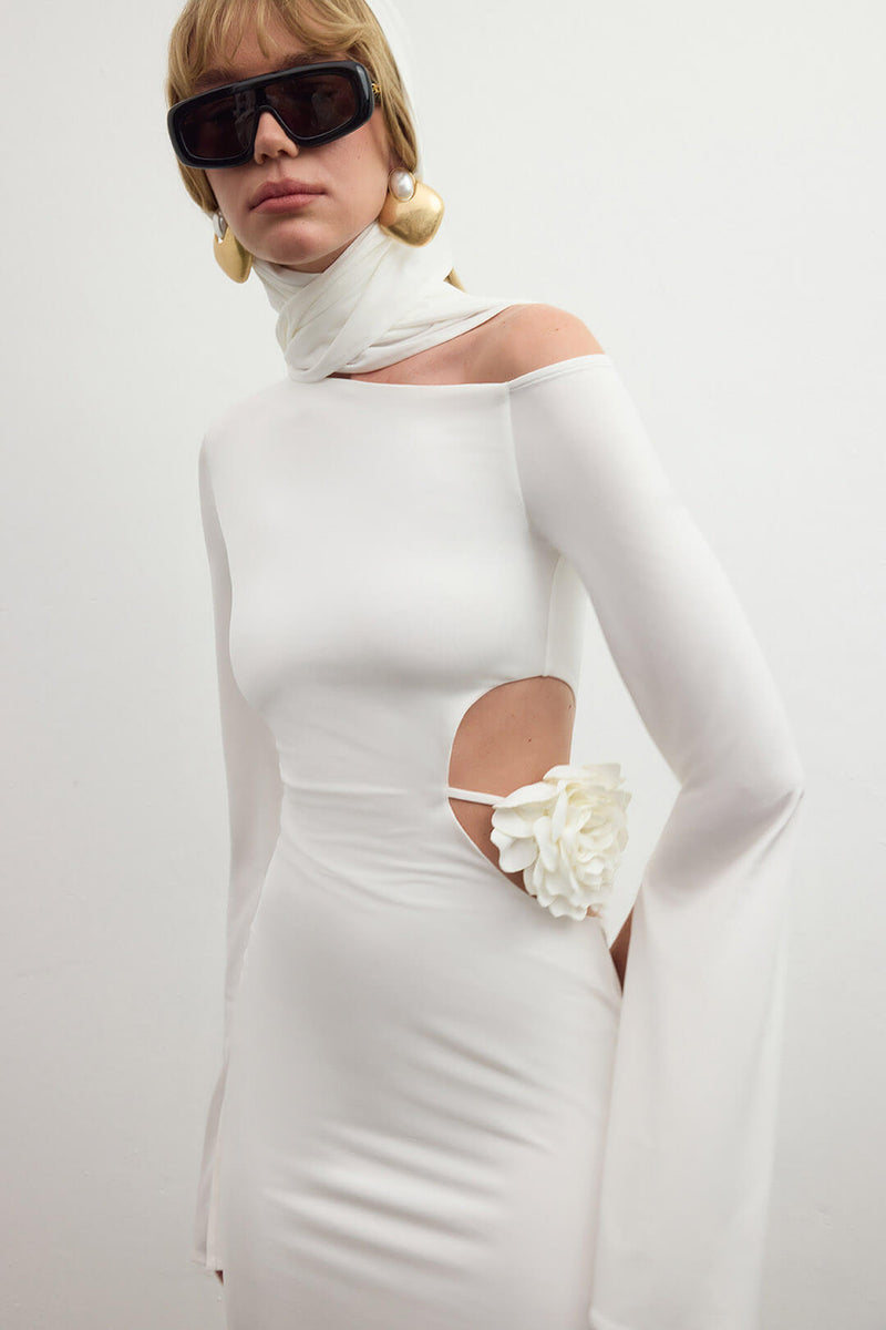 KIRA MAXI DRESS WHITE – Rafe Originals