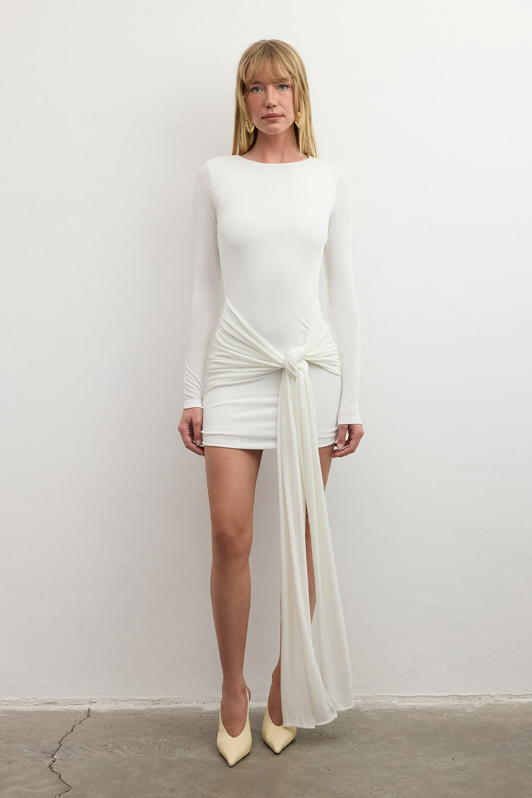 NuiMiniDressWhite2102