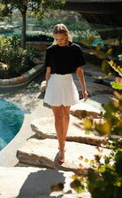 noelle skirt white