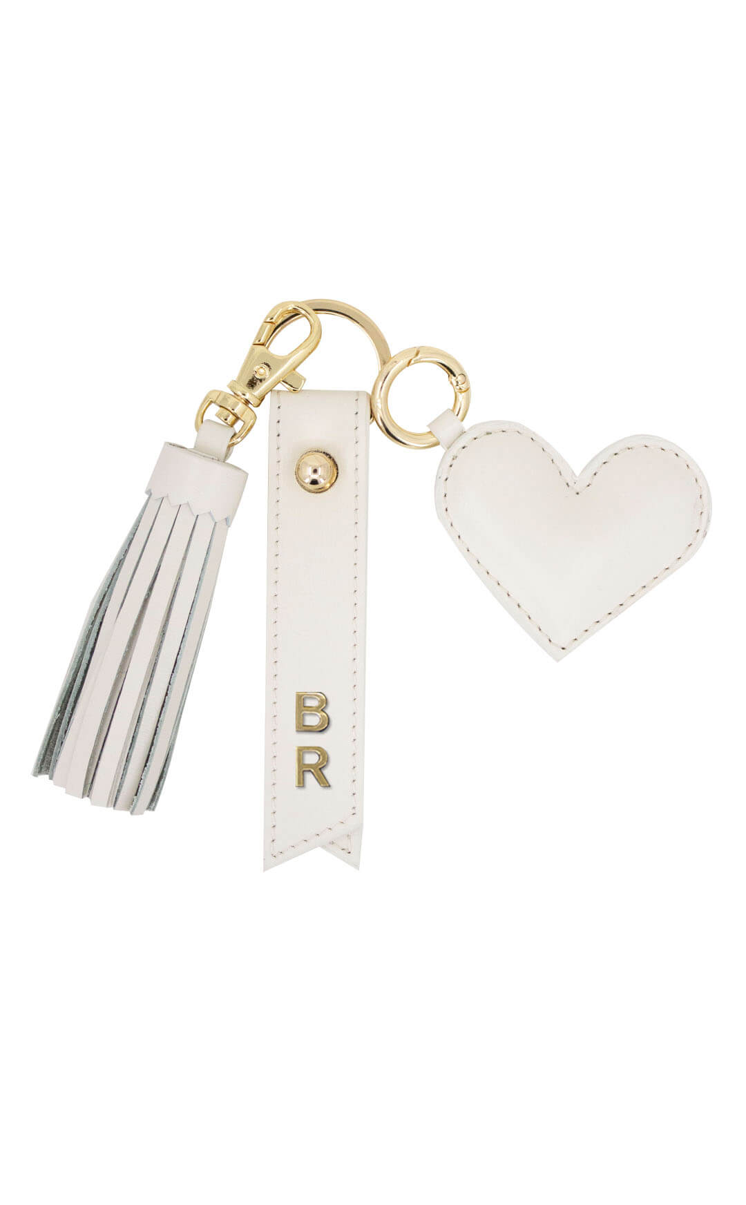 OLI LEATHER KEY HOLDER SET WITH INITIALS